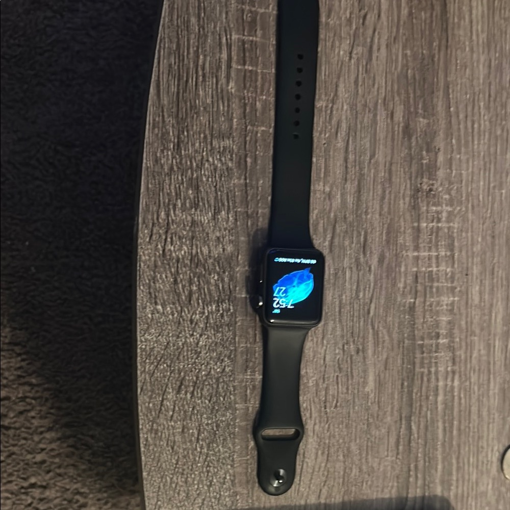 Black Smartwatch with Digital Display